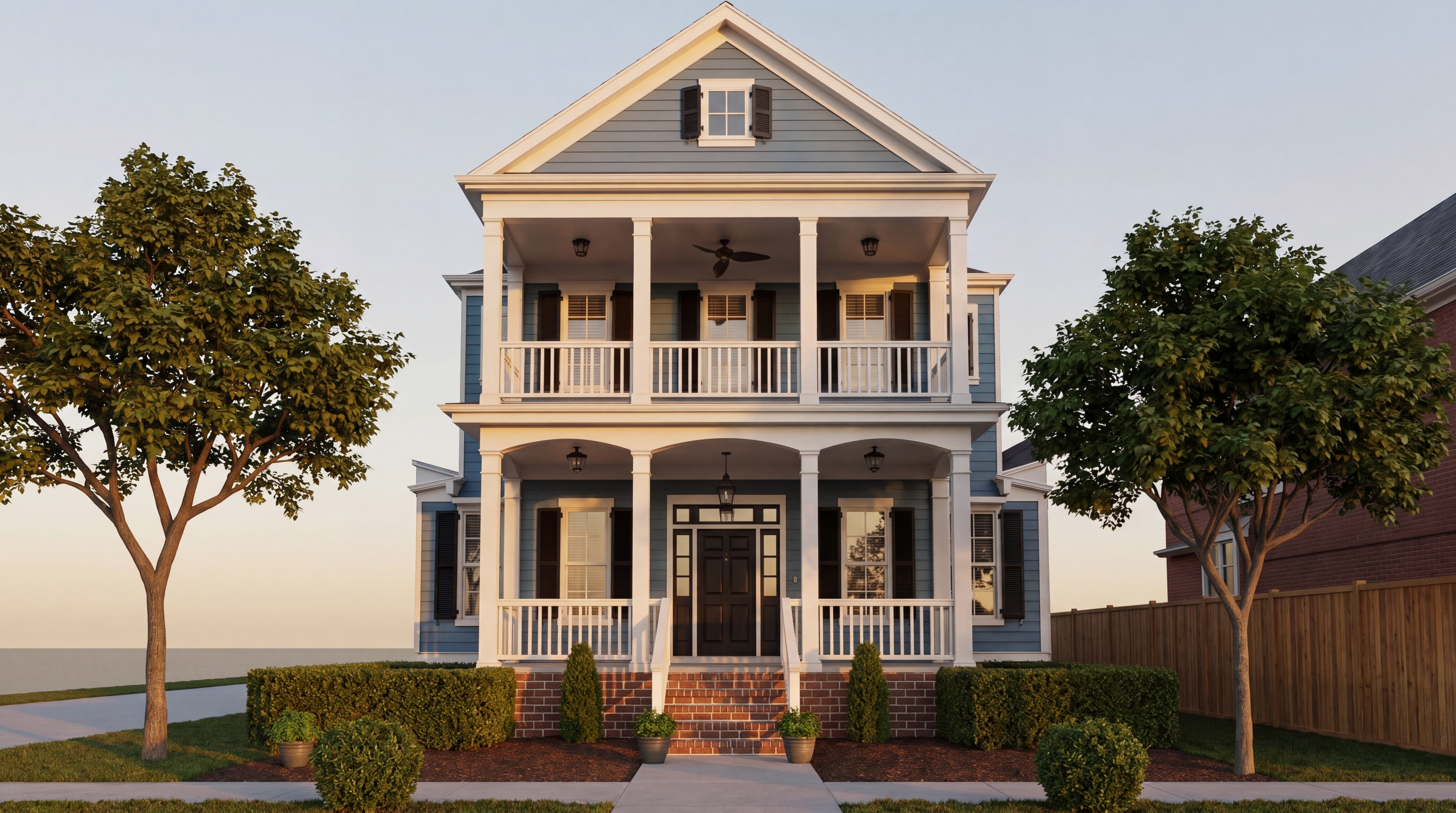 After - Residential exterior - Late afternoon light
